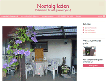 Tablet Screenshot of nostalgiladen.dk